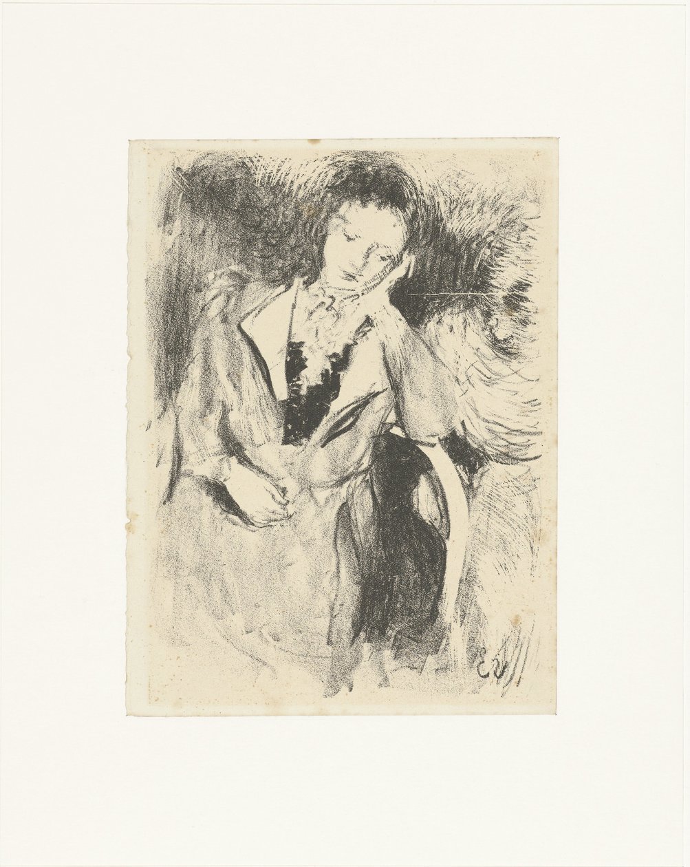 Femme assise sur une chaise - Edouard Vuillard