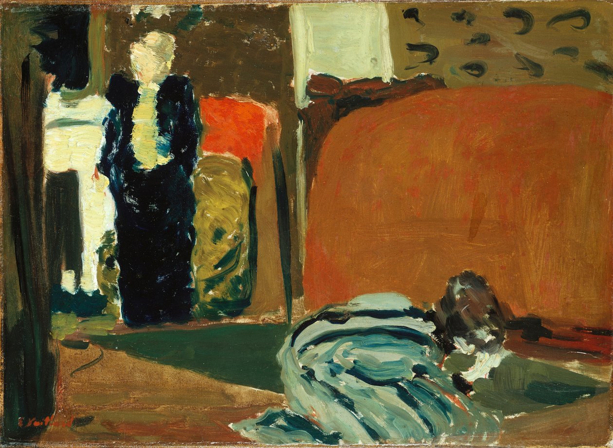 Femme regardant sous le Lit, c.1895 - Edouard Vuillard