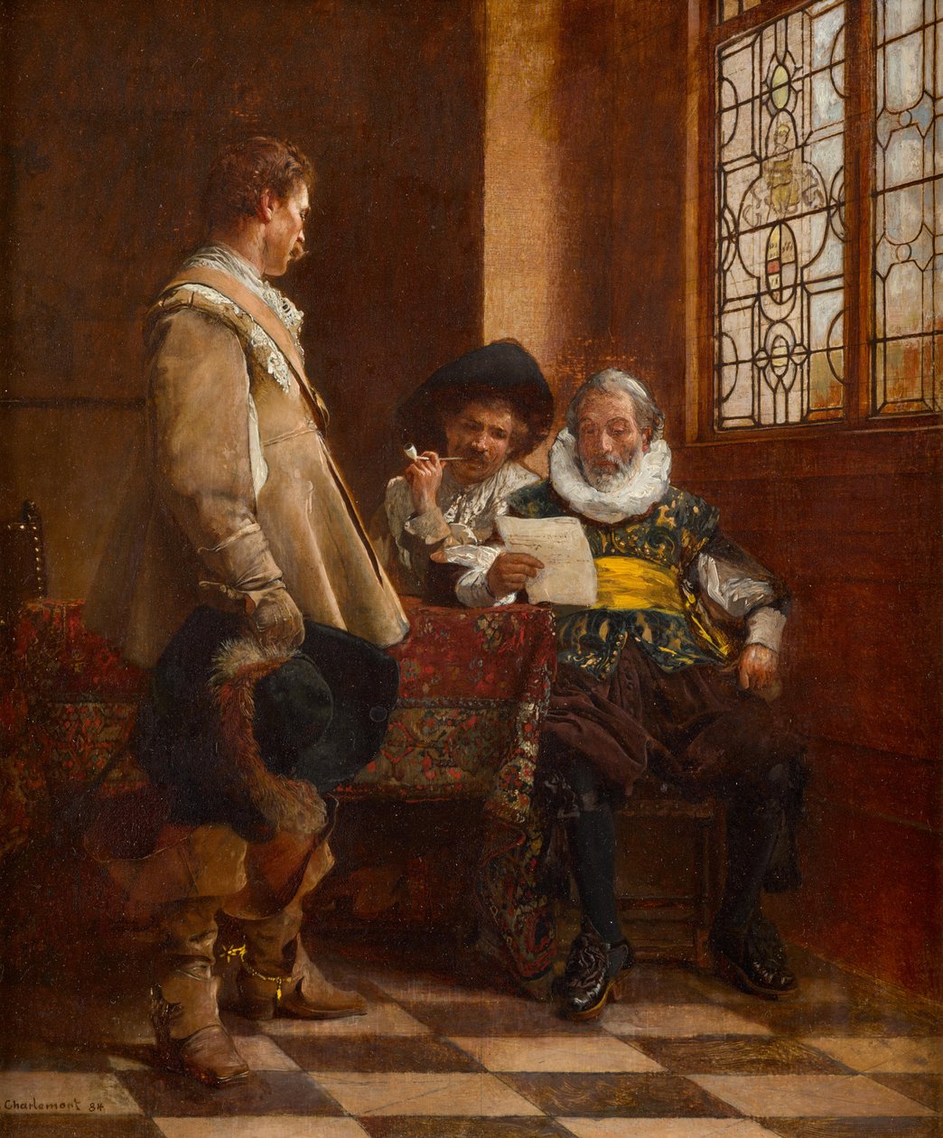 Une lettre - Eduard Charlemont