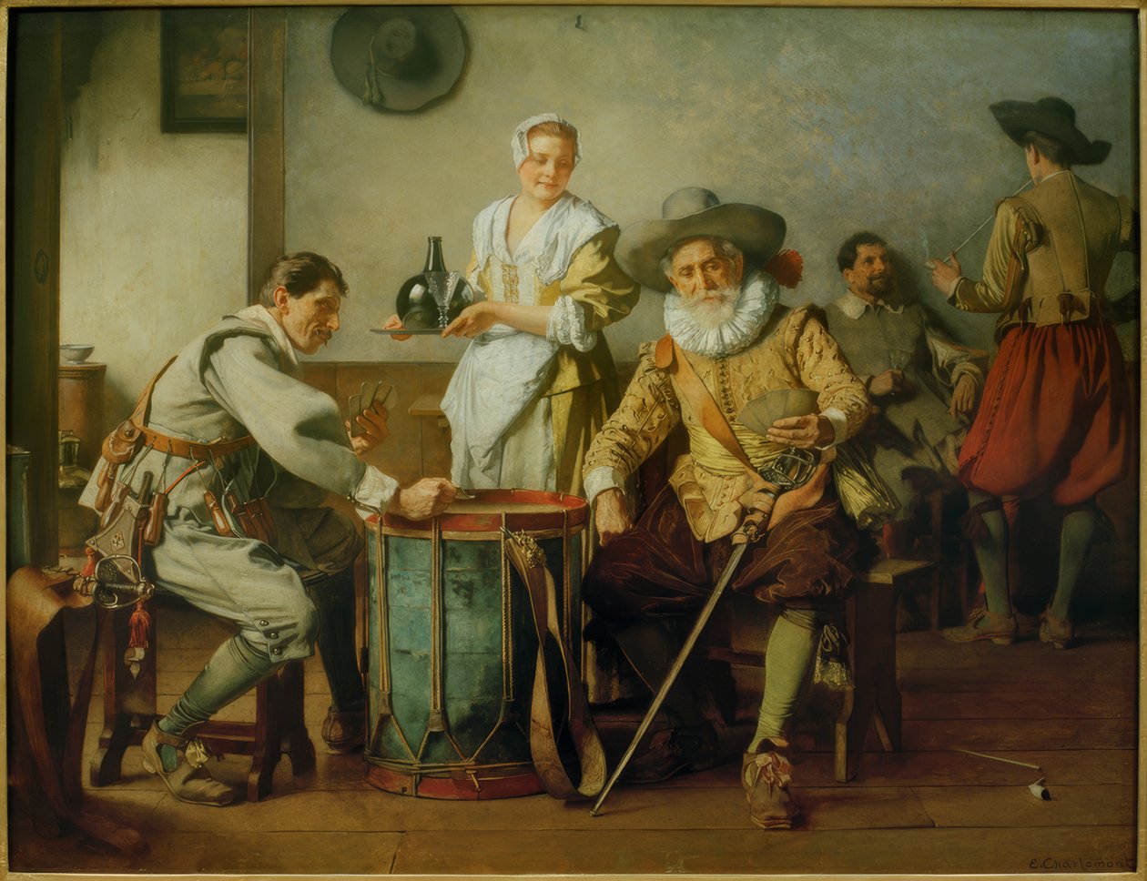Joueurs de cartes - Eduard Charlemont