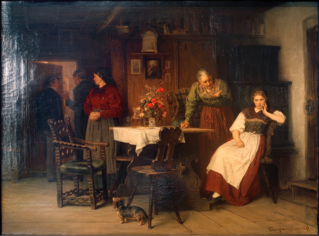 Le prétendant rejeté - Eduard Kurzbauer