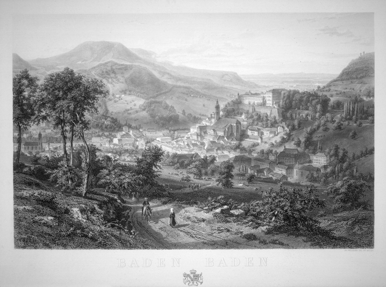 Baden Baden, 19e siècle - Eduard Willman