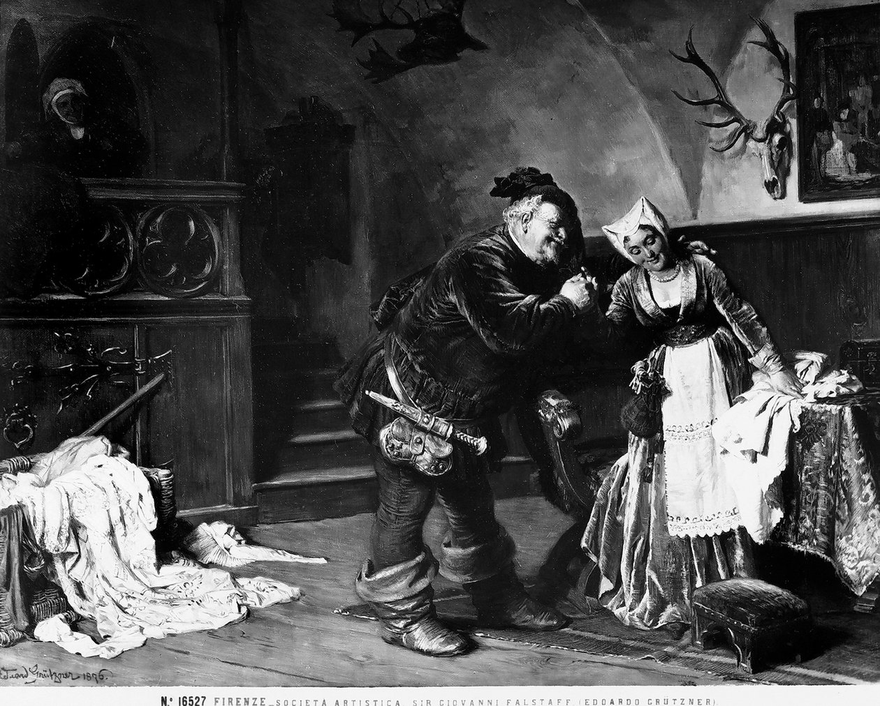 Sir John Falstaff, 1876 - Eduard von Grutzner