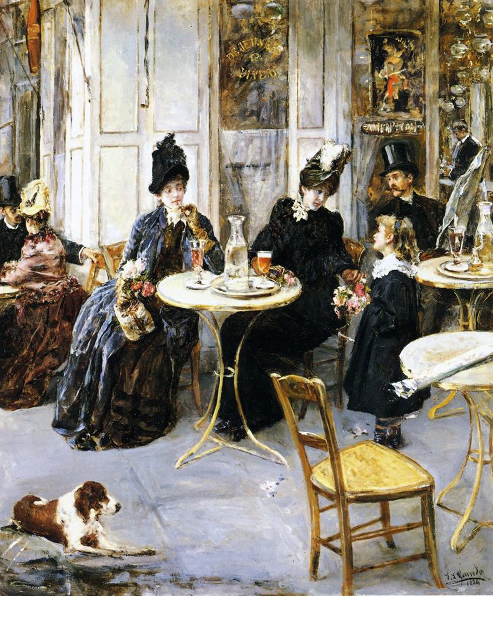 La petite marchande de fleurs, 1886 - Eduardo Leon Garrido