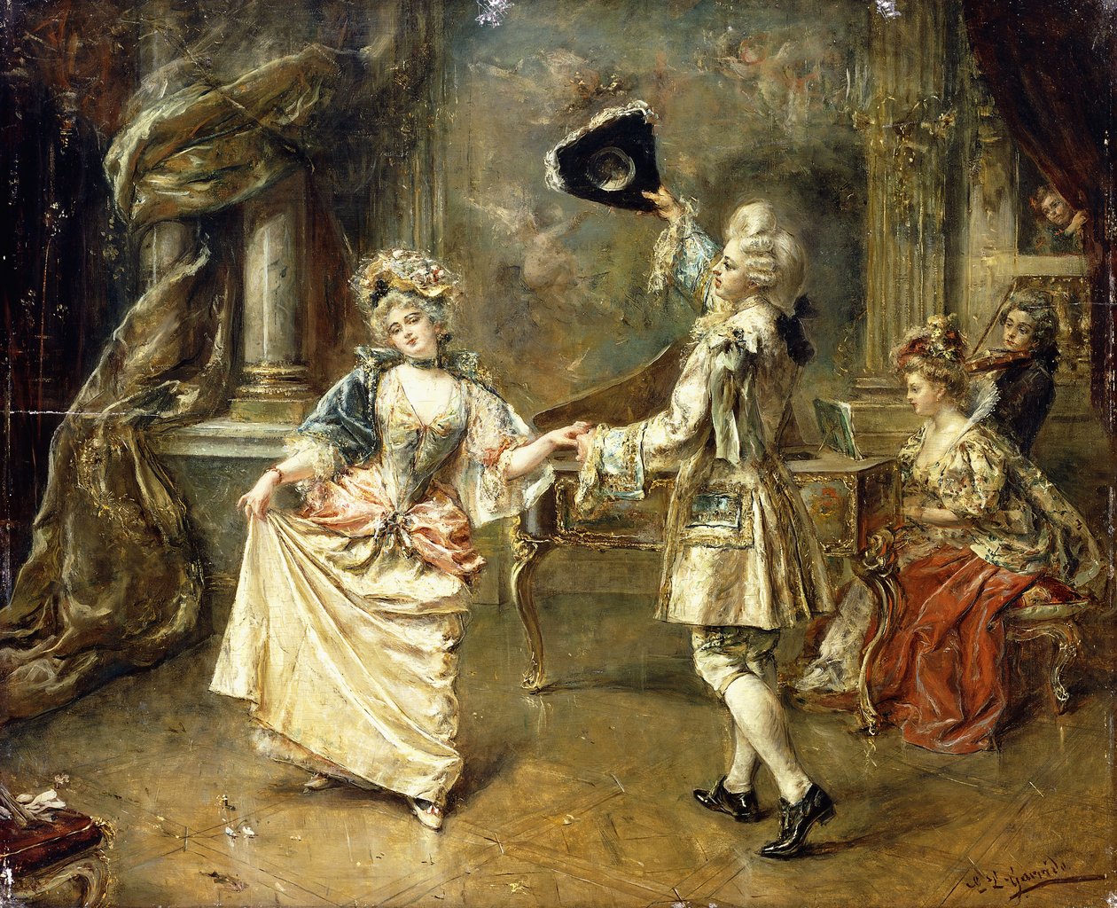 Le début de la danse - Eduardo Leon Garrido