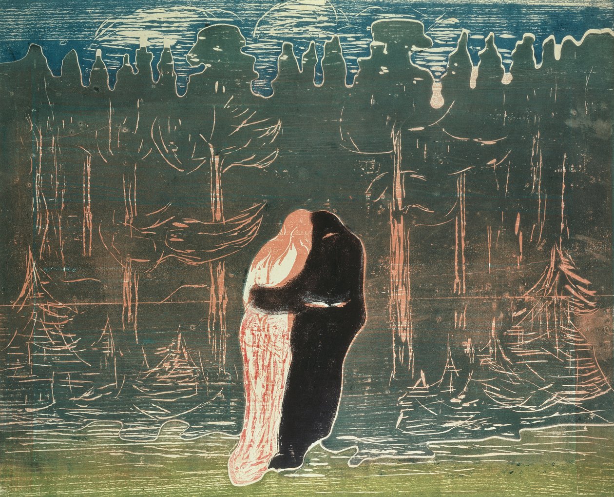 Amoureux - Edvard Munch