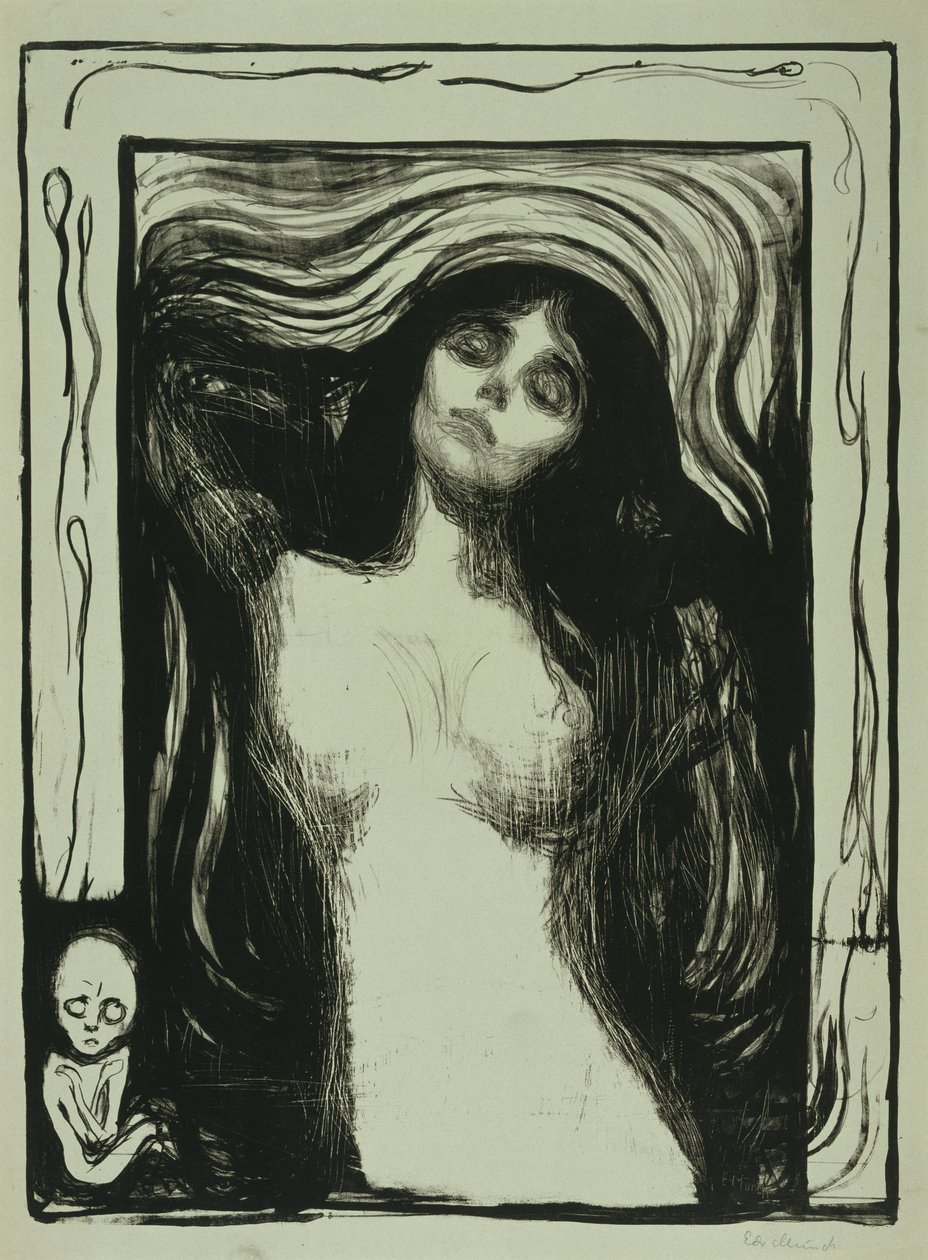Madonna, 1895-1902 - Edvard Munch