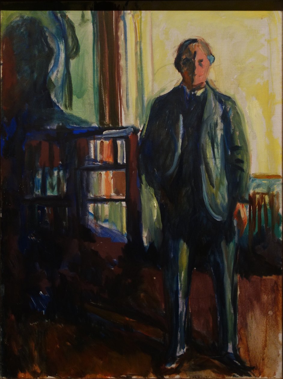 Autoportrait avec les mains dans les poches - Edvard Munch