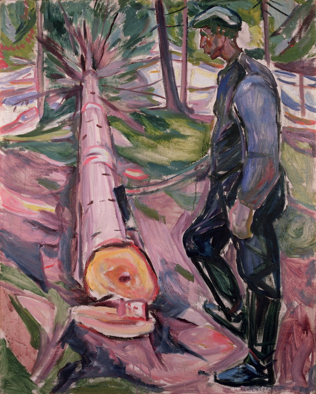 Le bûcheron - Edvard Munch