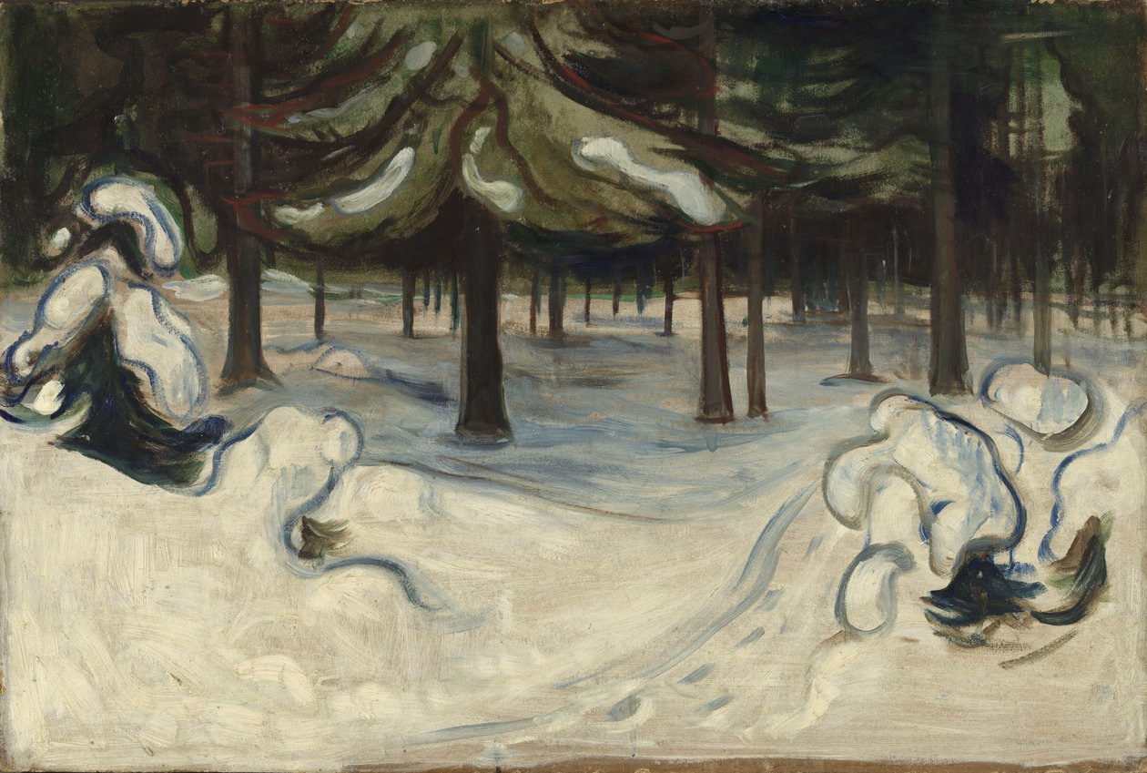 Hiver - Edvard Munch