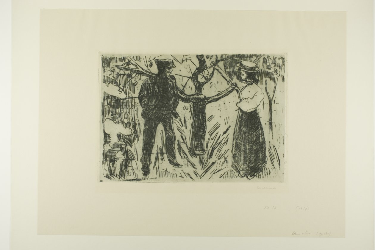 Adam et Ève - Edvard Munch