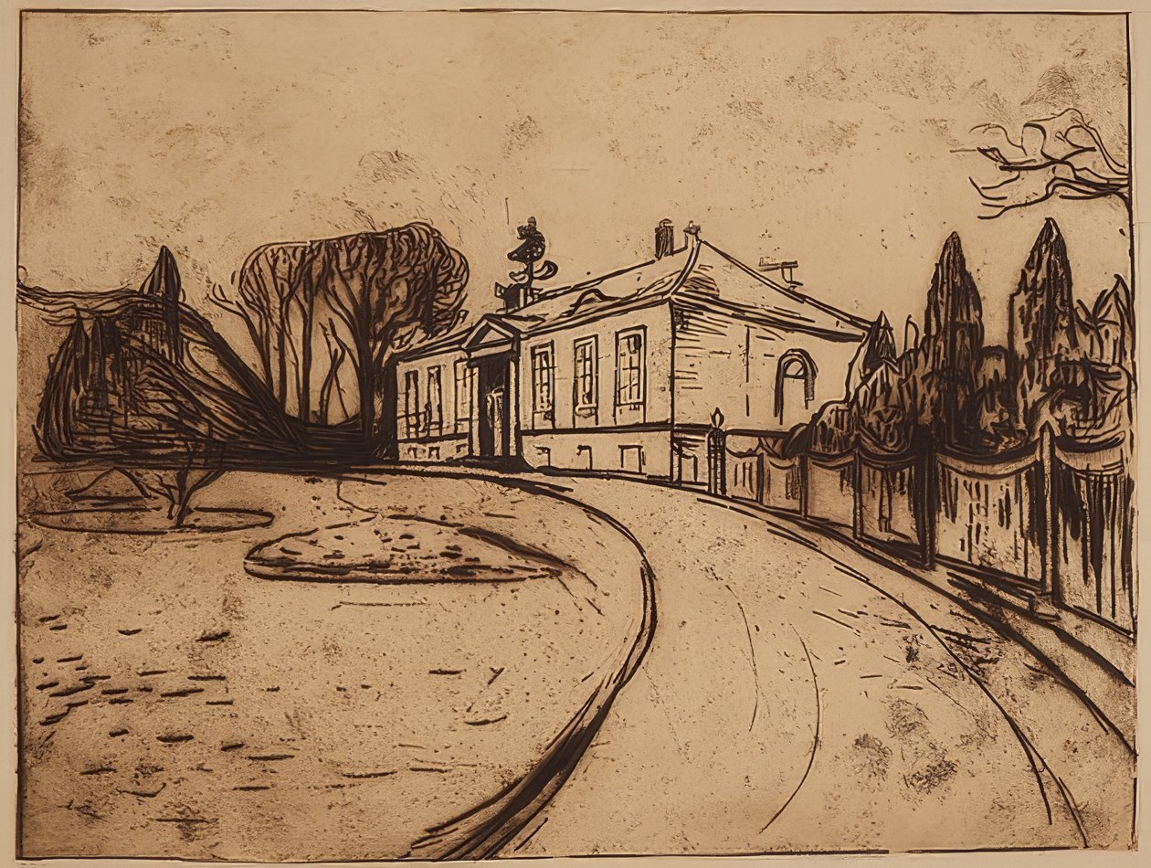La Maison - Edvard Munch