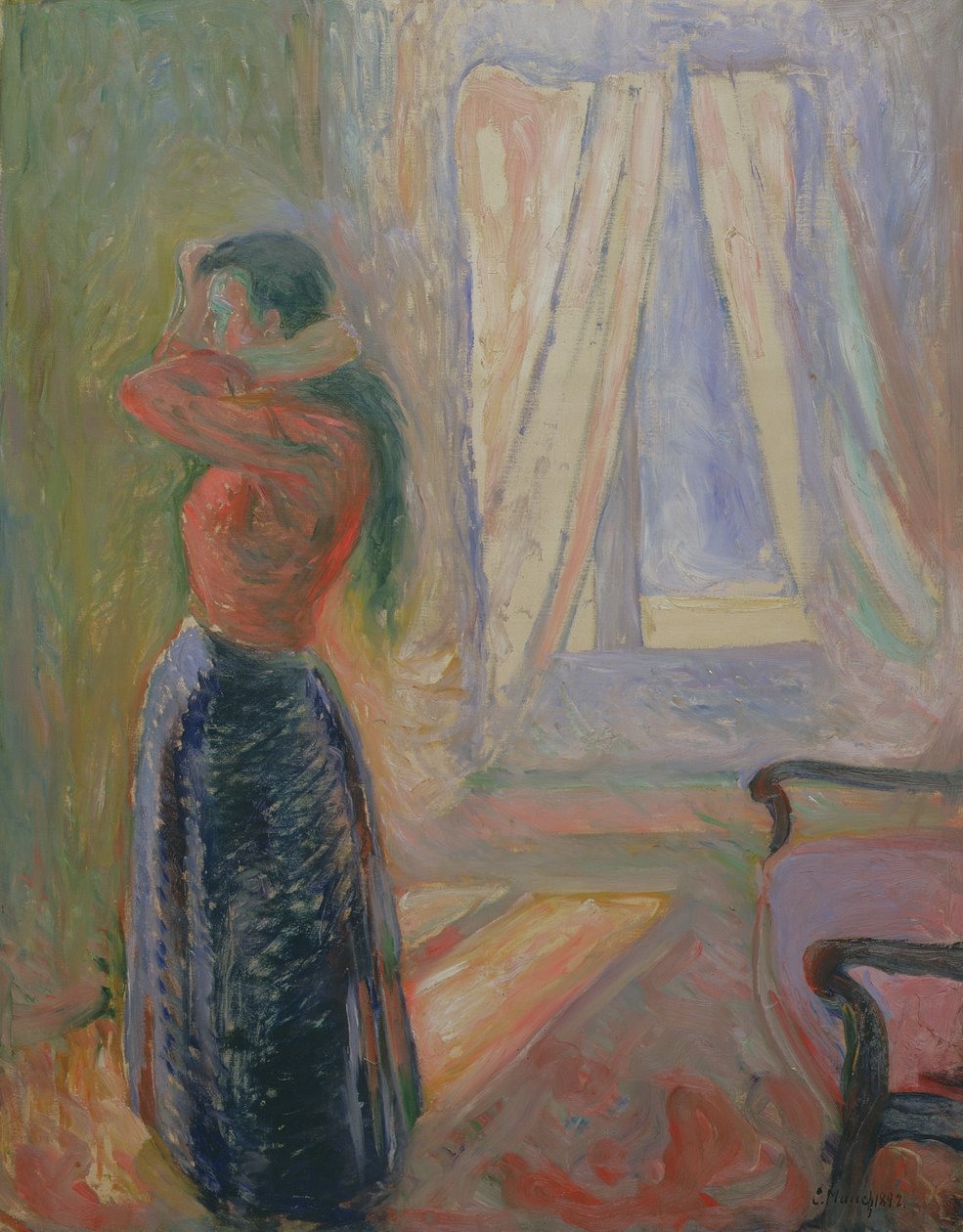 Femme à la Toilette - Edvard Munch