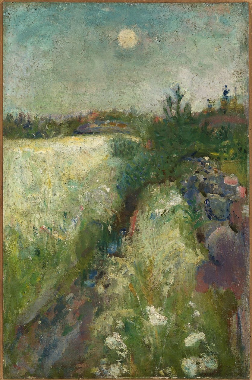 Prairie fleurie à Veierland - Edvard Munch