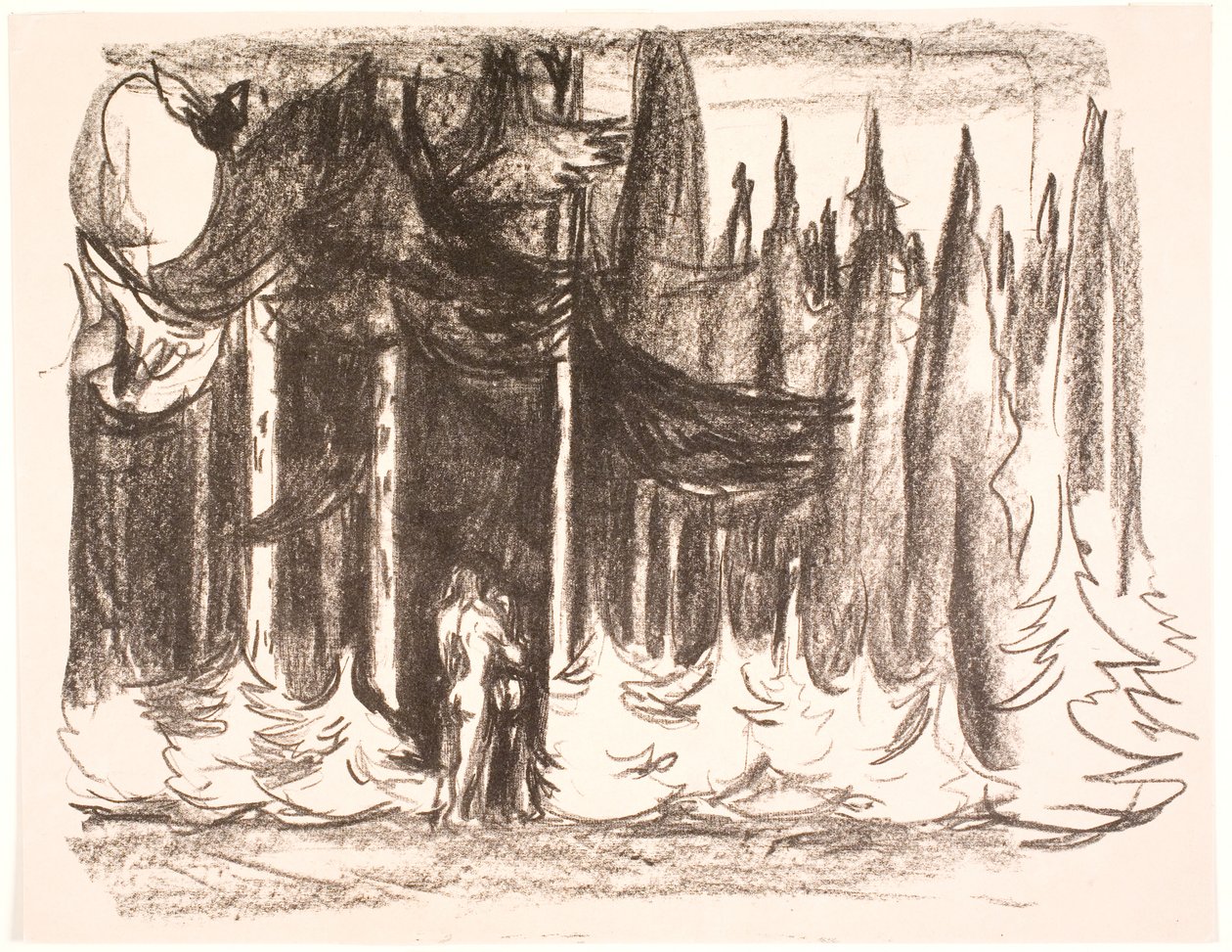 Dans la forêt - Edvard Munch