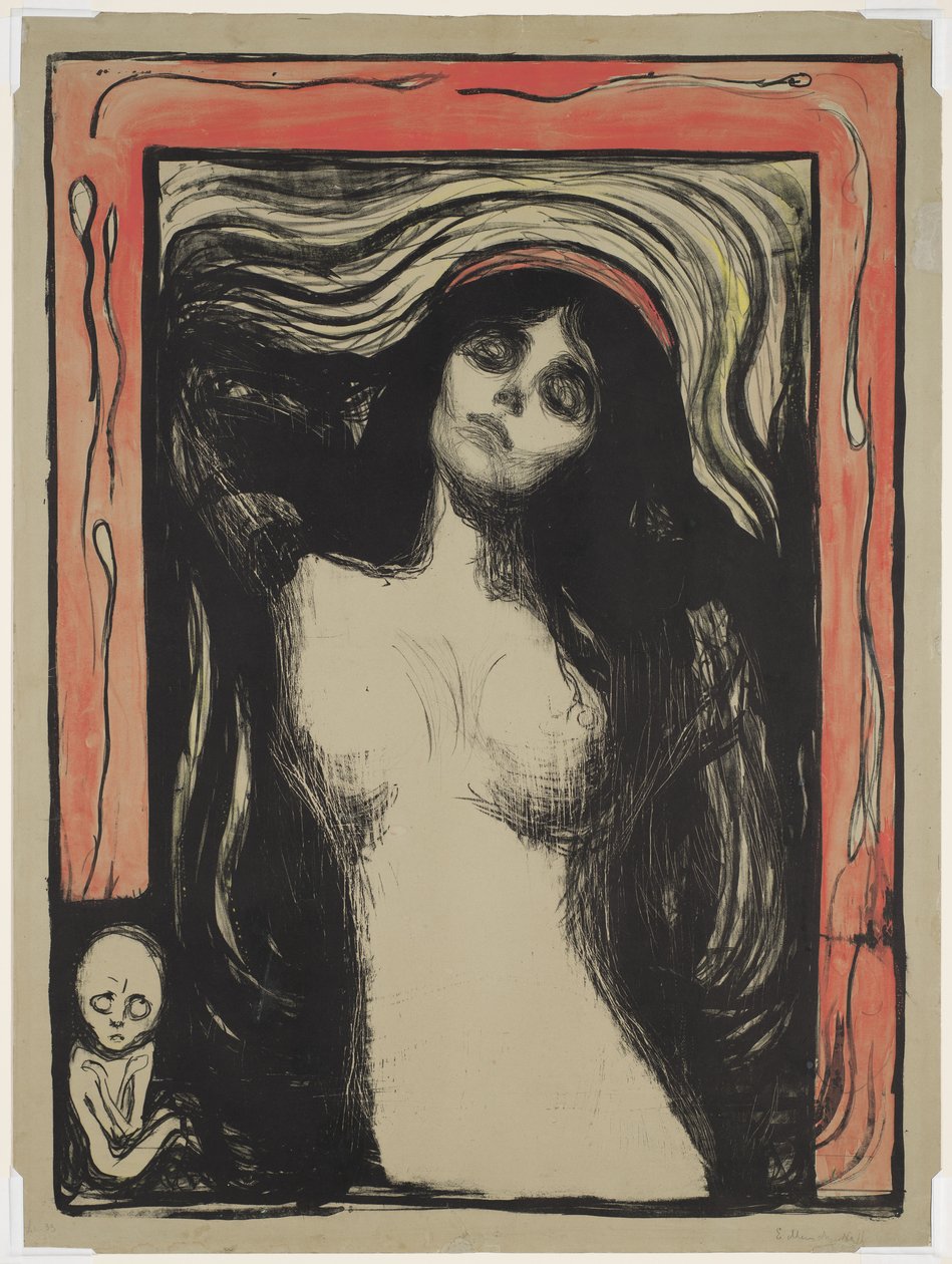 Madonna, 1895 - Edvard Munch