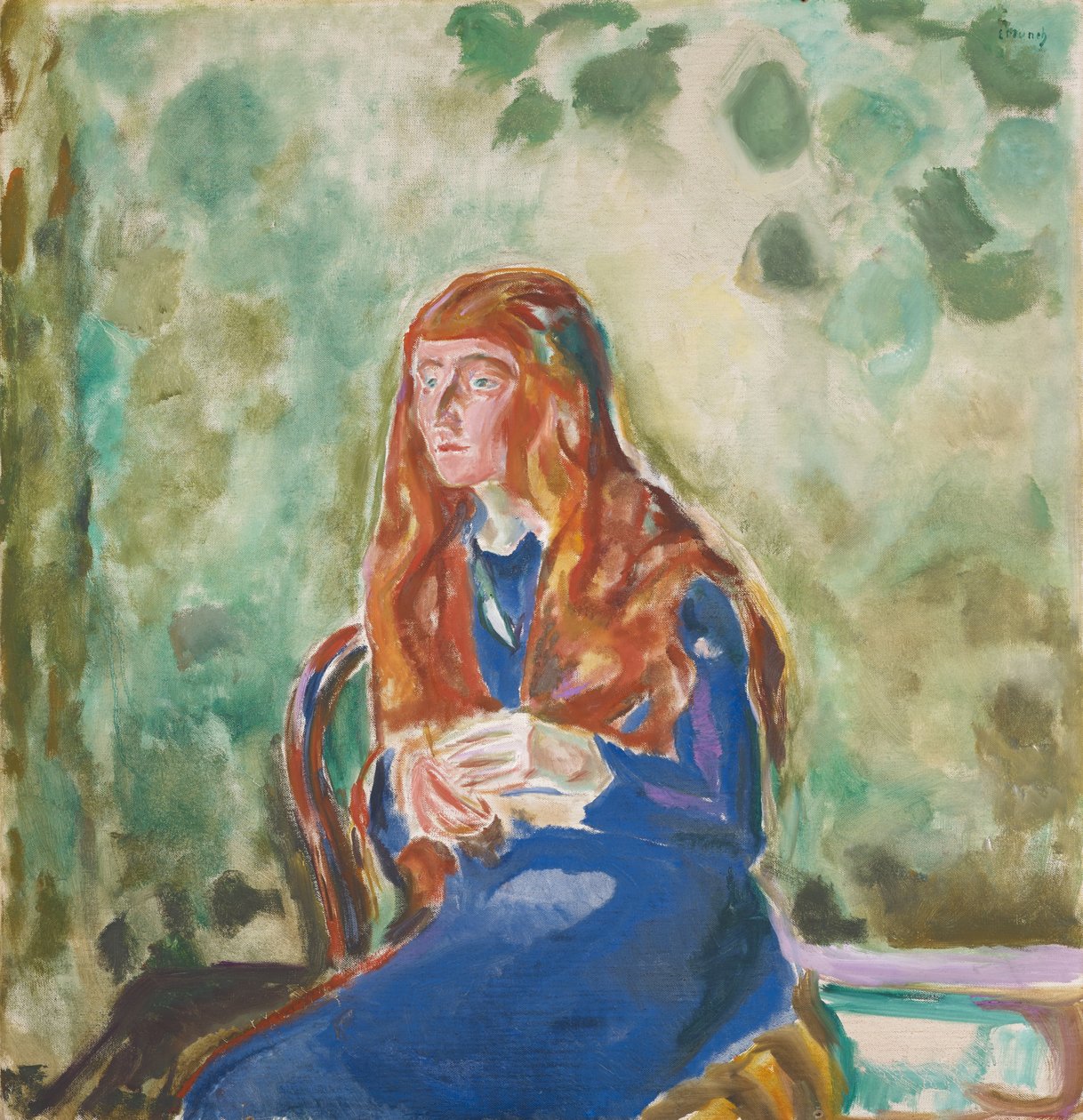 Portrait de Käte Perls, 1913 - Edvard Munch