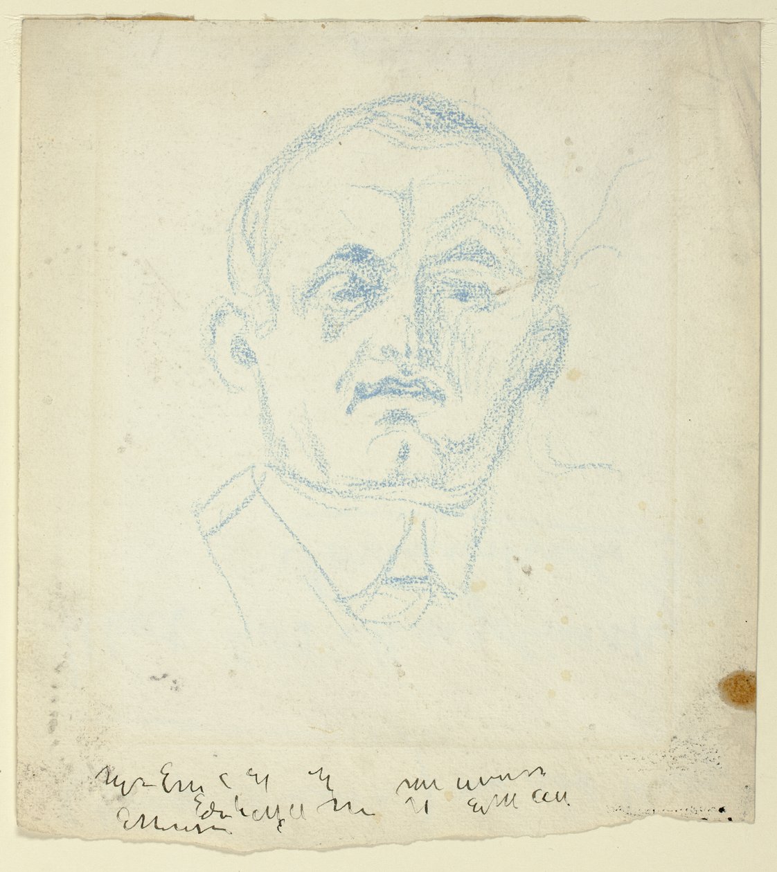 Autoportrait - Edvard Munch