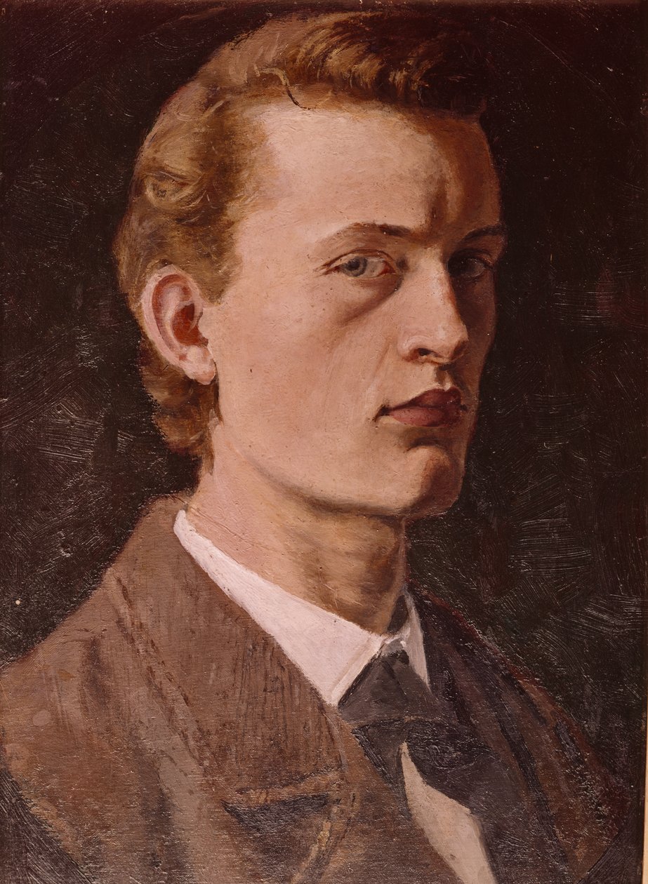 Autoportrait - Edvard Munch