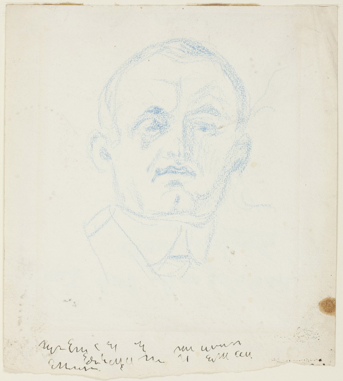 Autoportrait - Edvard Munch