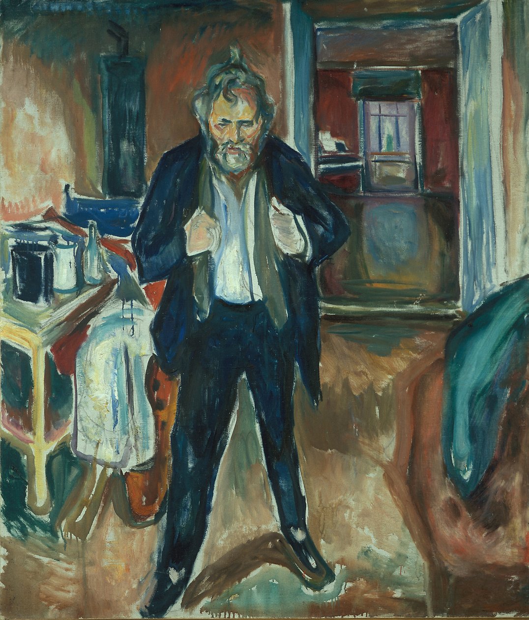 Nuit blanche. Autoportrait en tourmente intérieure - Edvard Munch