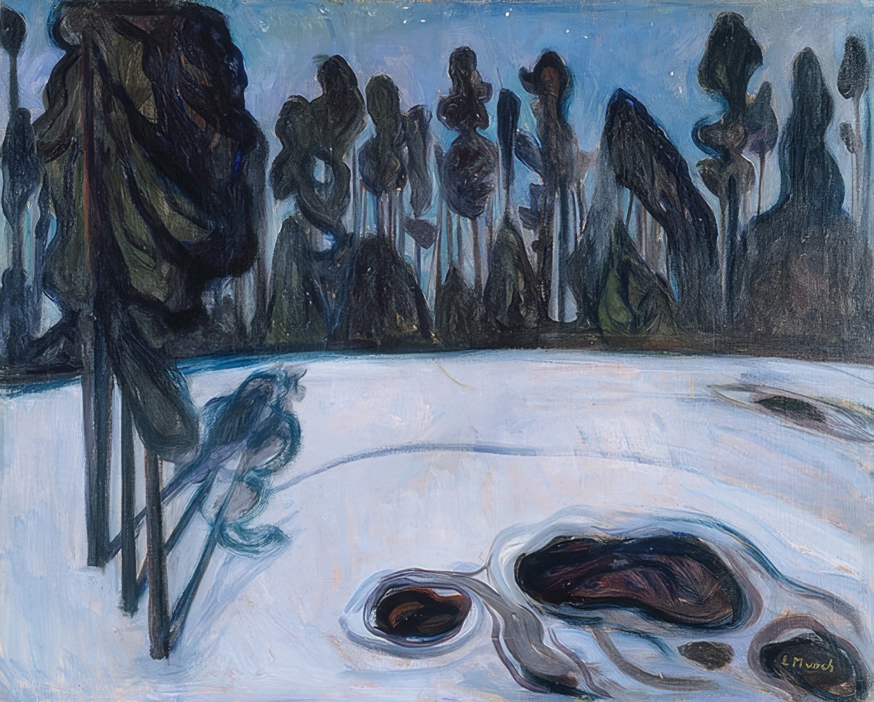 La Nuit étoilée - Edvard Munch