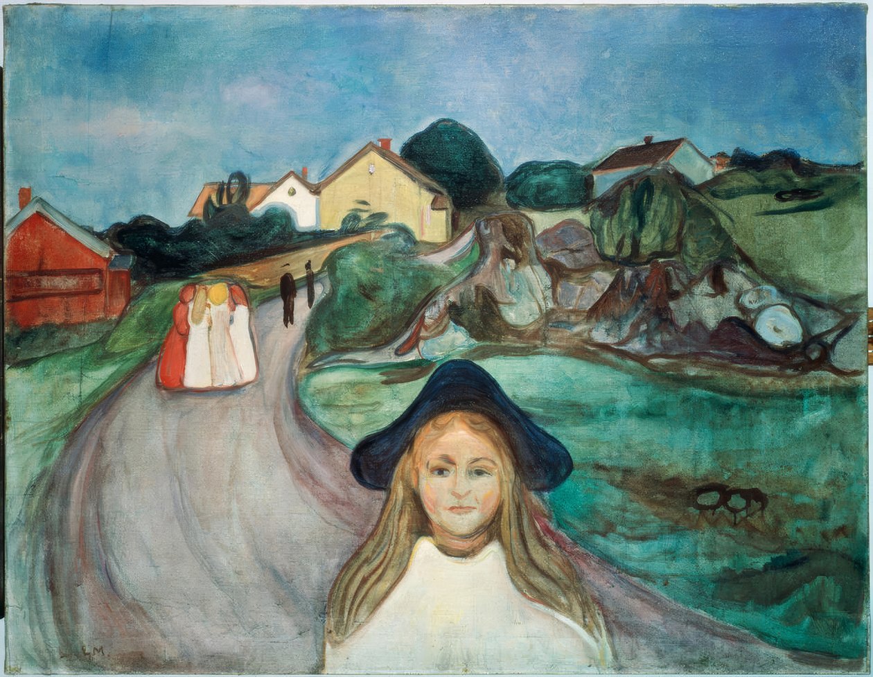 Rue à Asgardstrand - Edvard Munch