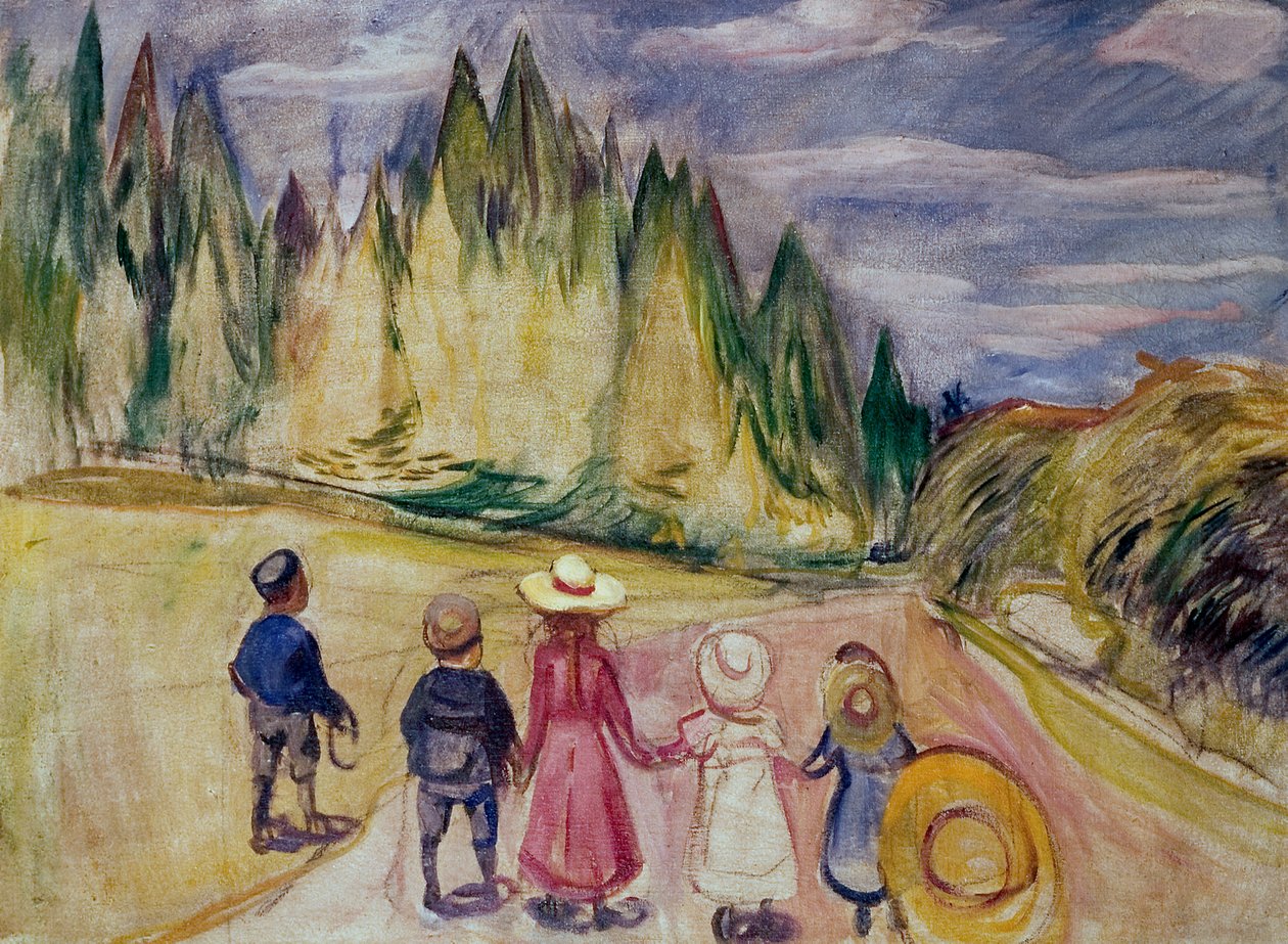 La Forêt Enchantée - Edvard Munch