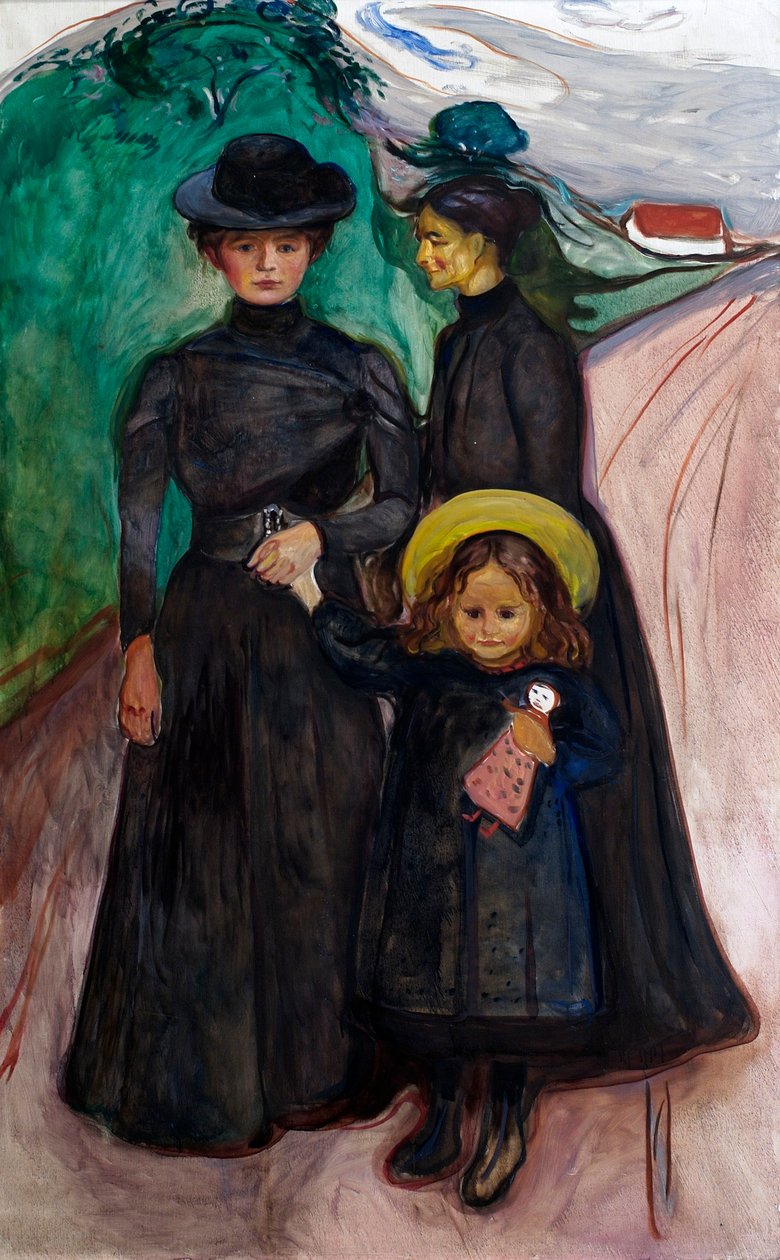 La Famille (Le Livre de la Famille) - Edvard Munch