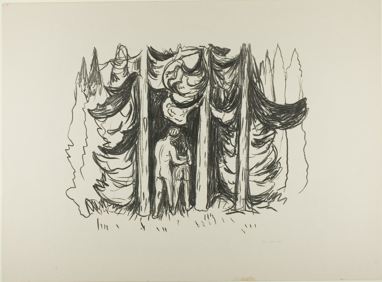La Forêt - Edvard Munch