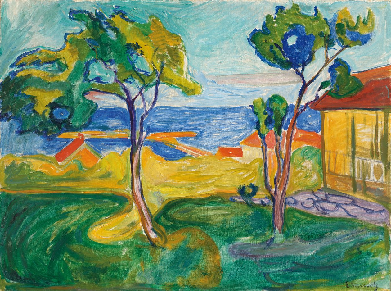 Le Jardin à Asgardstrand - Edvard Munch