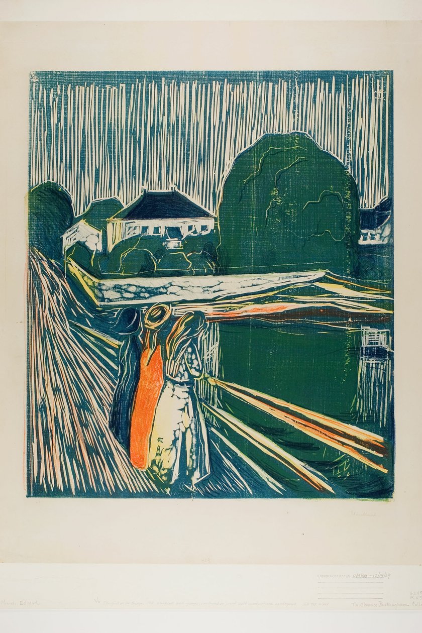 Les filles sur le pont - Edvard Munch