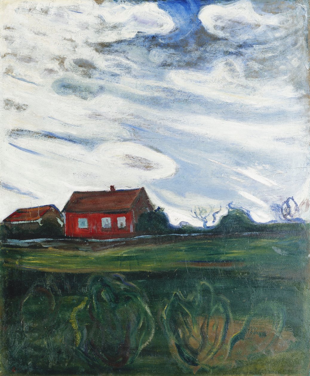 La Maison Rouge - Edvard Munch