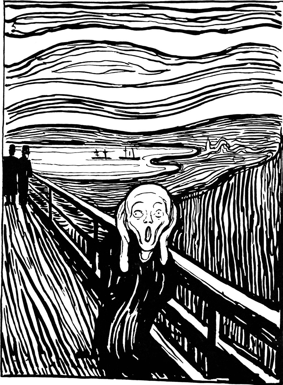 Le Cri, 1895 - Edvard Munch