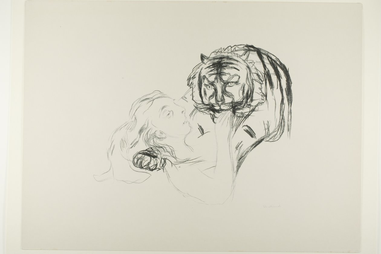 Le tigre - Edvard Munch