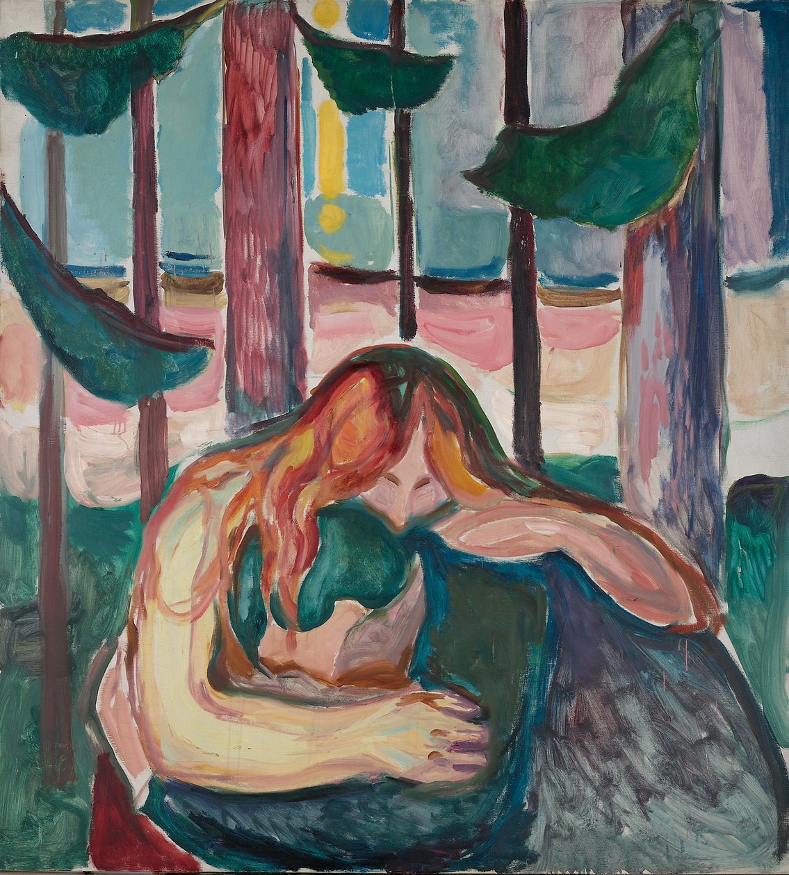 Le Vampire dans la forêt - Edvard Munch