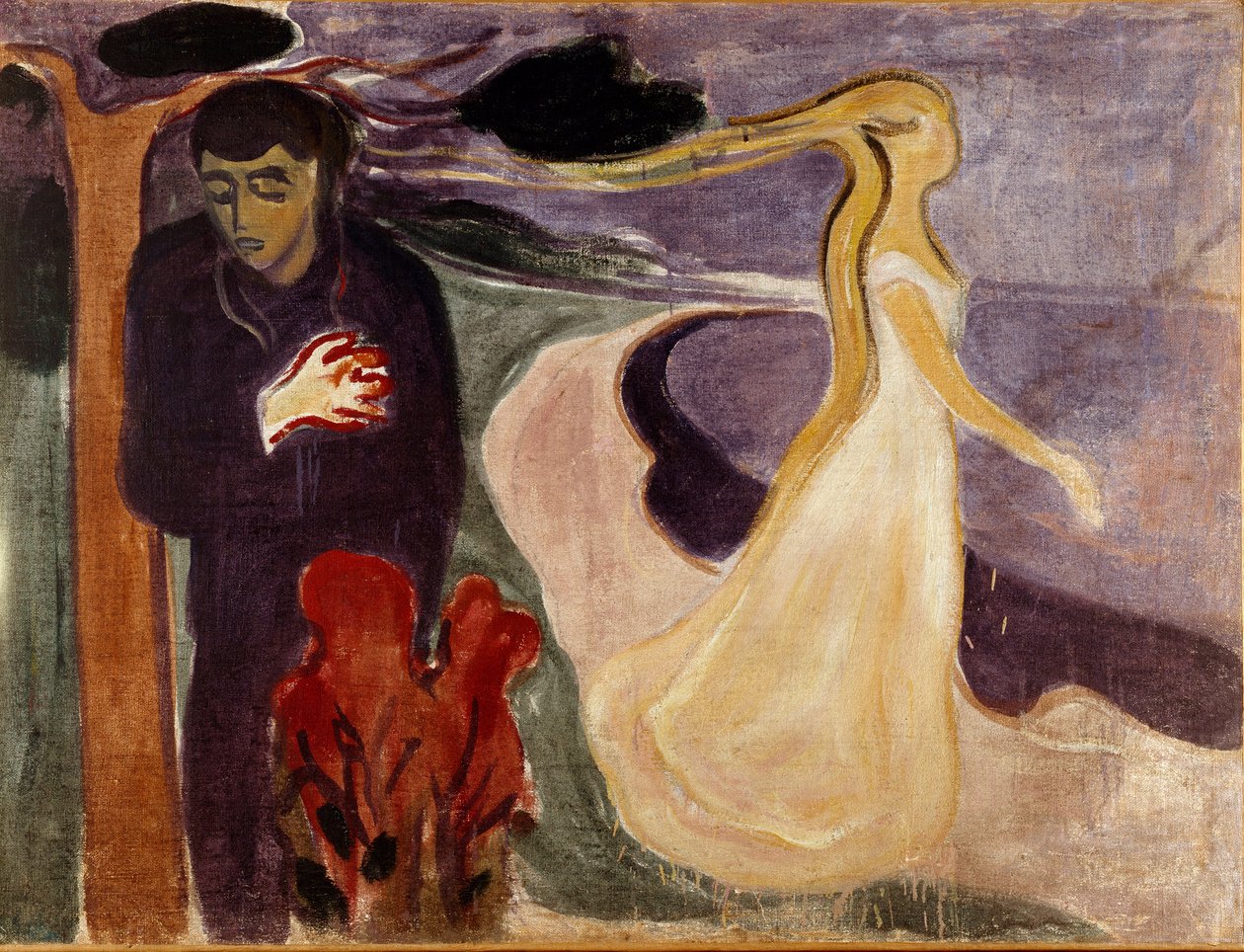 La séparation - Edvard Munch