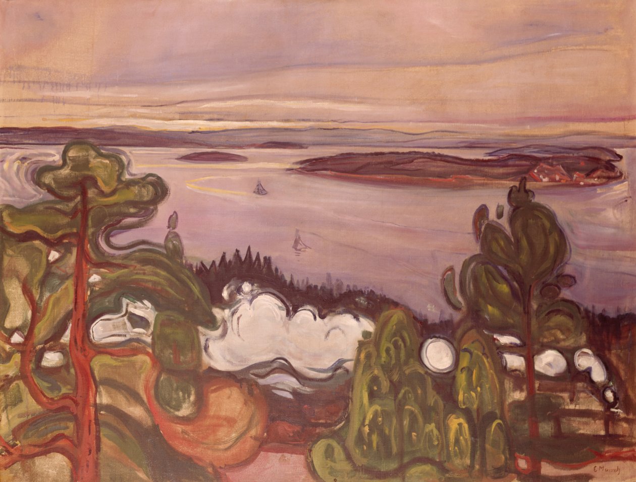 Fumée de train - Edvard Munch