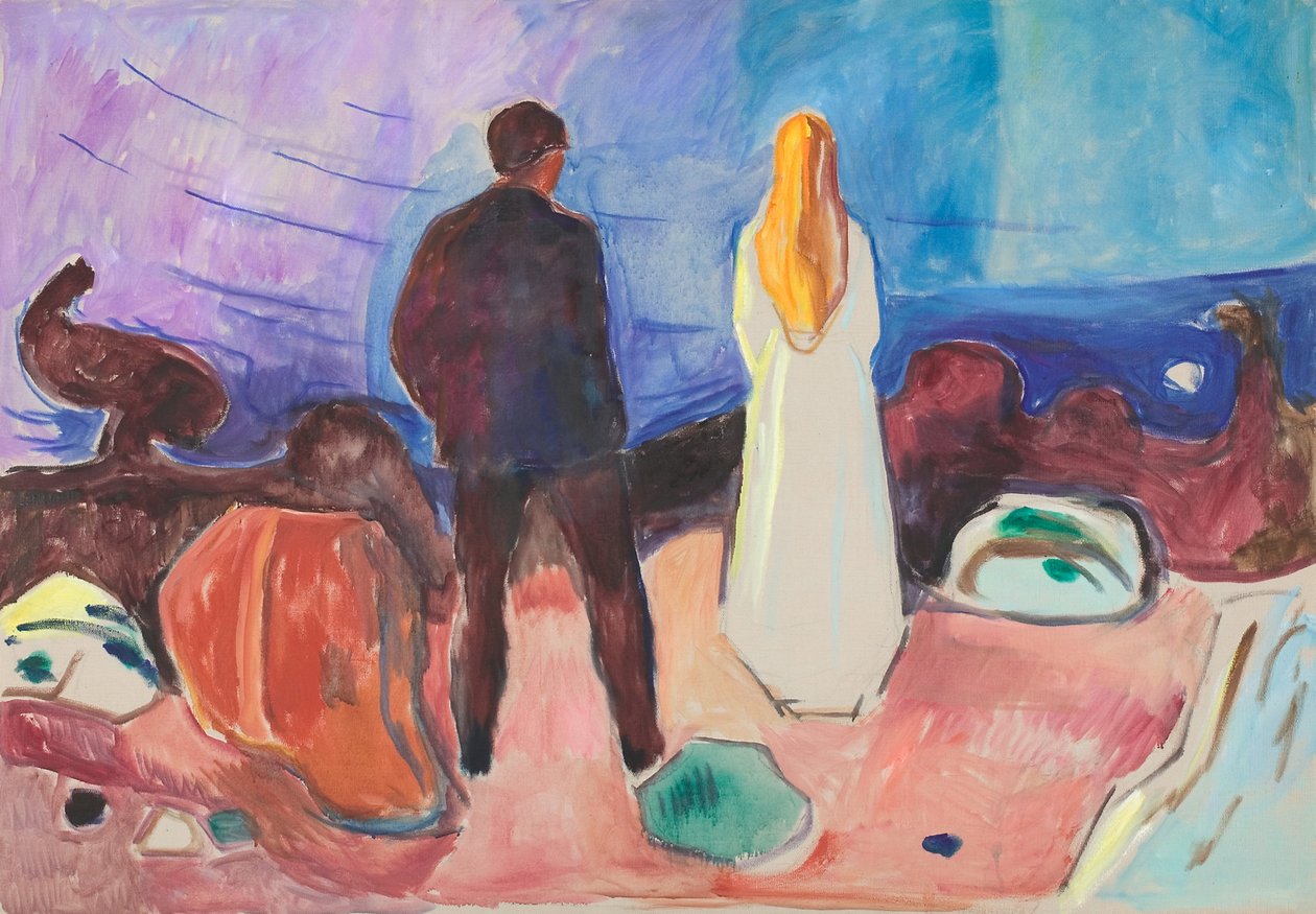 Deux êtres humains. Les Solitaires - Edvard Munch