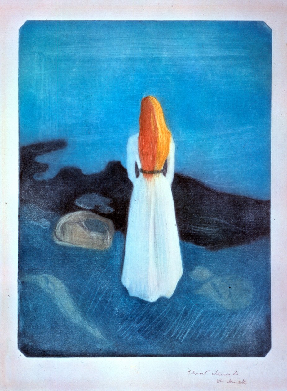 Jeune femme sur le rivage, 1896 - Edvard Munch
