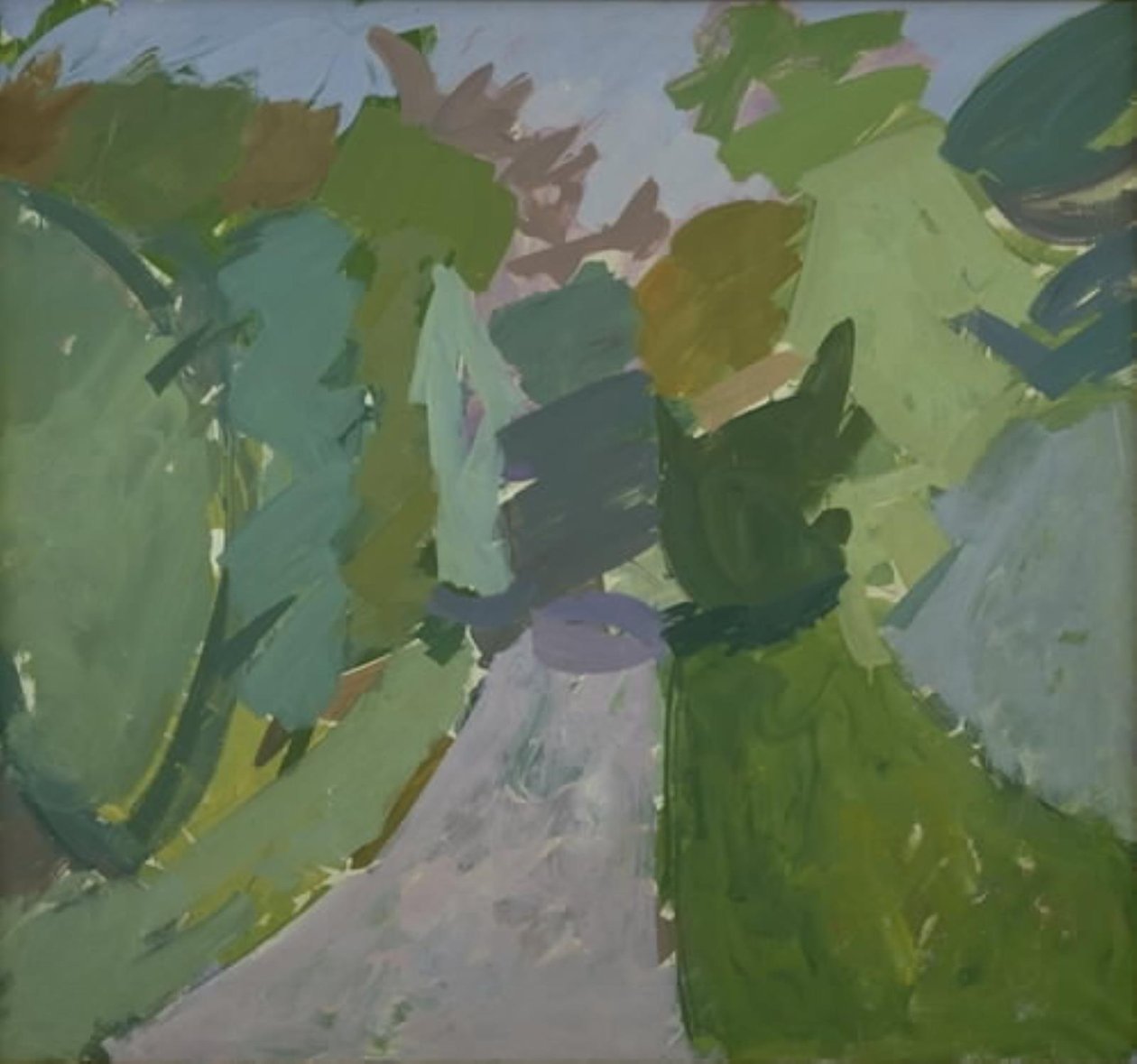 Une route forestière - Edvard Weie