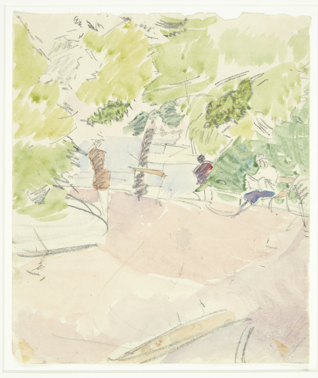 Étude de couleur pour le tableau de Langelinie - Edvard Weie