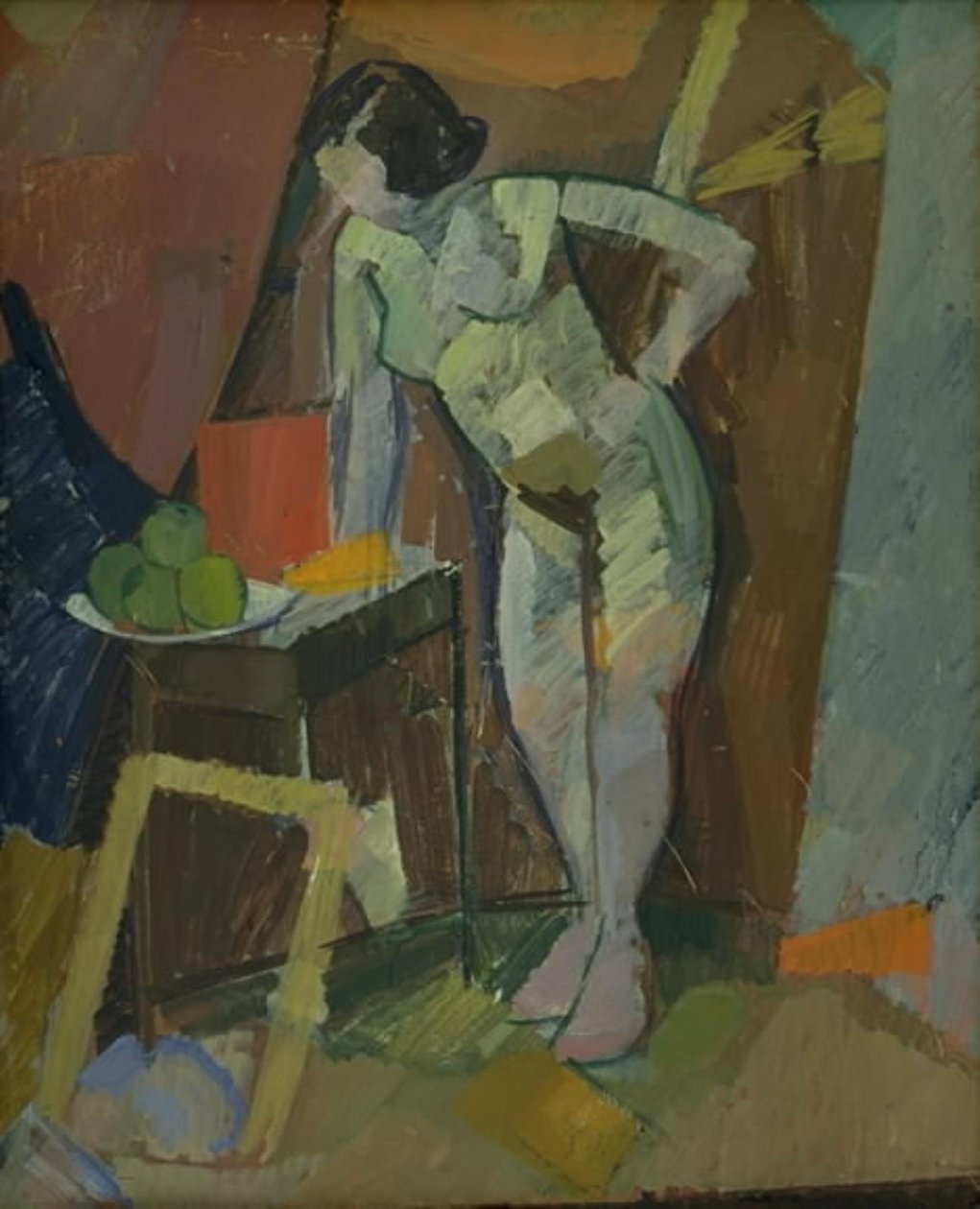 Femme nue debout - Edvard Weie