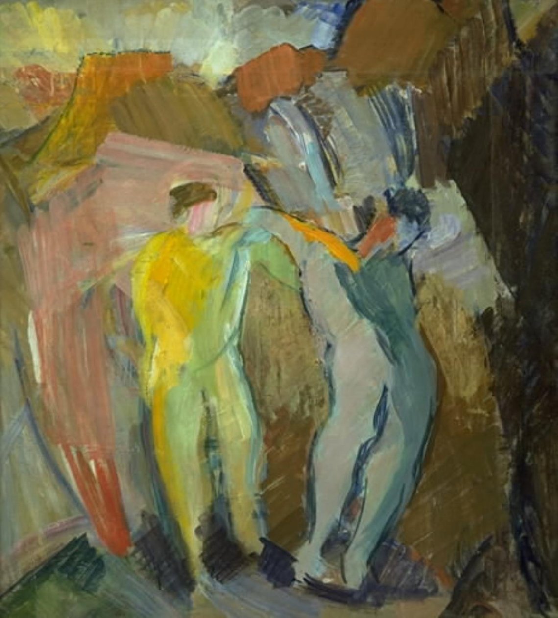 Deux génies. Esquisse - Edvard Weie