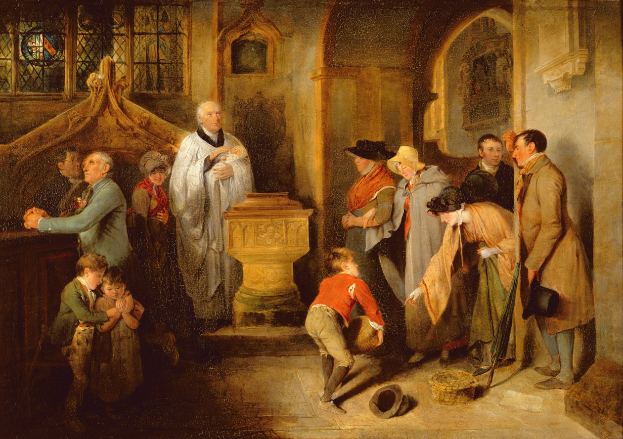 Le baptême - Edward Bird