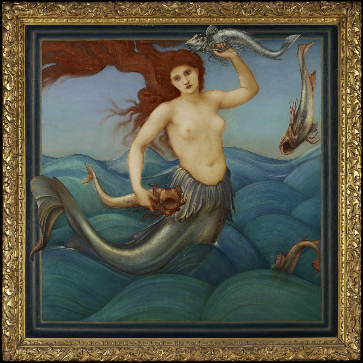 Une nymphe de la mer - Edward Burne Jones
