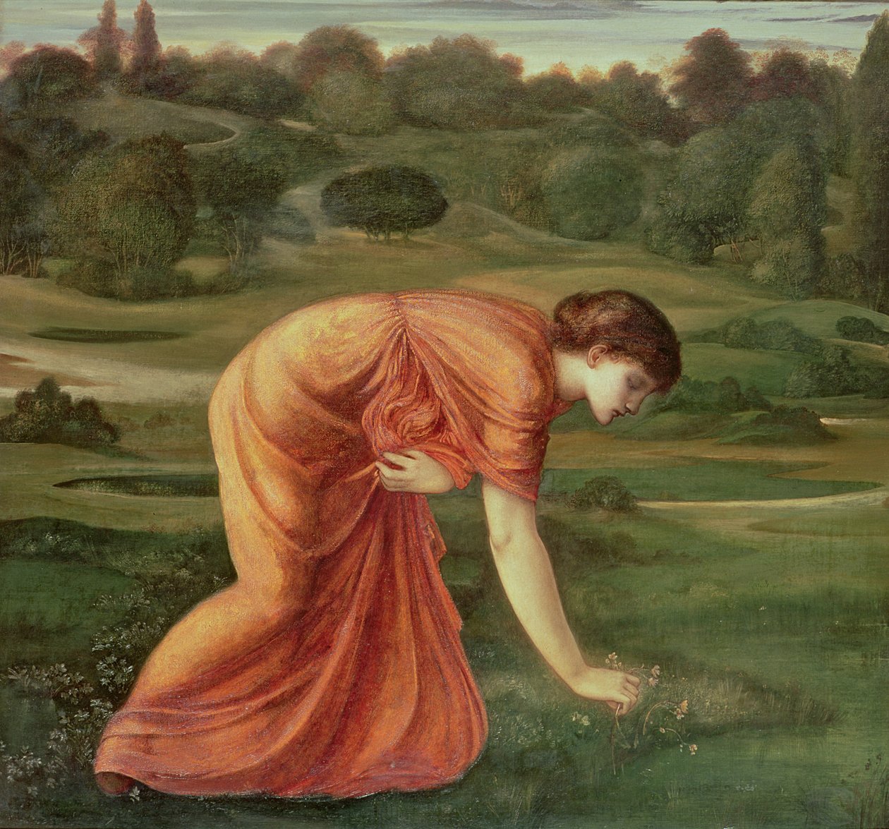 Le souci des marais, vers 1870 - Edward Burne Jones