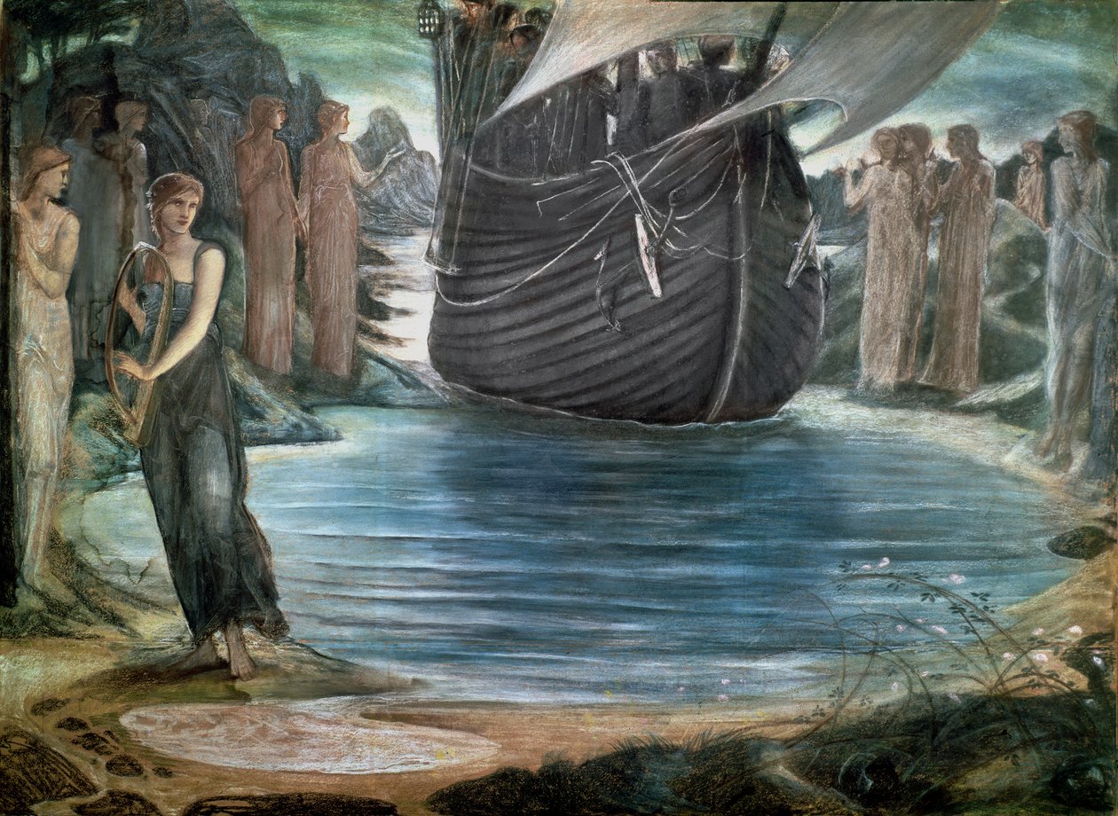 Les sirènes, vers 1875 - Edward Burne Jones