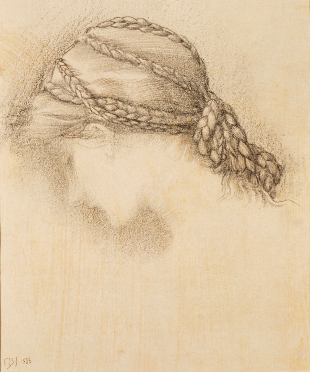 Tête de femme, détail d
