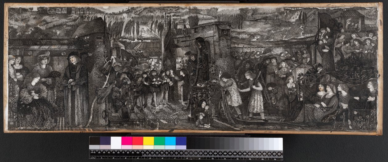 Le mariage de Buondelmonte, 1859 - Edward Burne Jones
